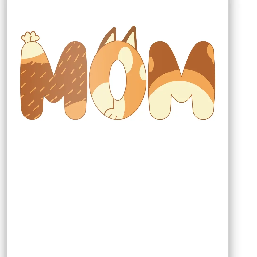 Mom Birthday Party Mom Mother’S Day Cute Dog Poster