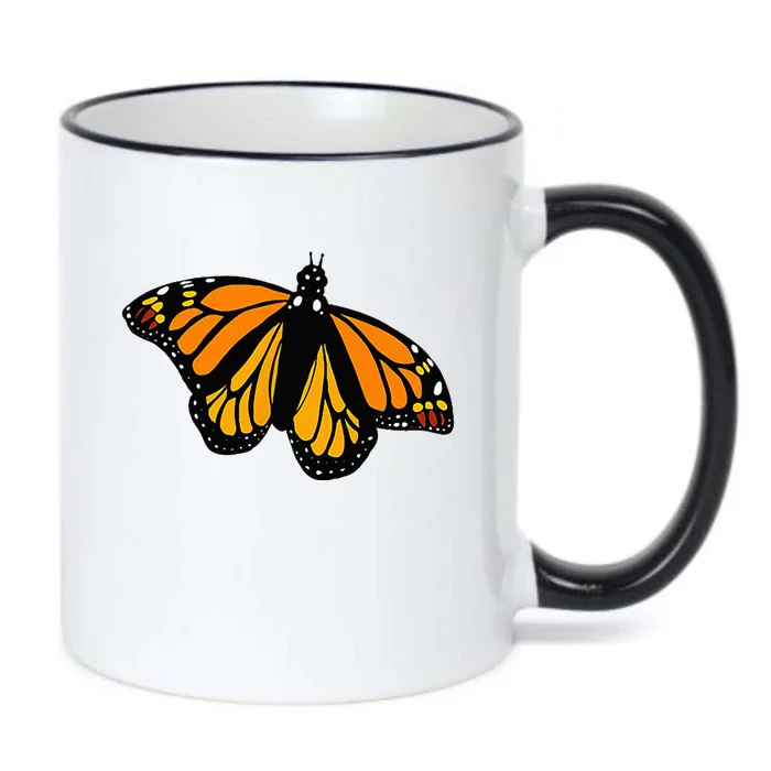 Monarch Butterfly Pocket By Milkweed Mavens Nature Black Color Changing Mug