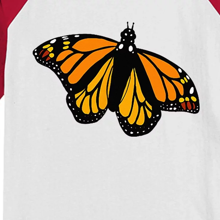 Monarch Butterfly Pocket By Milkweed Mavens Nature Kids Colorblock Raglan Jersey