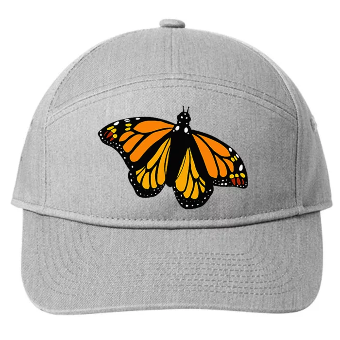 Monarch Butterfly Pocket By Milkweed Mavens Nature 7-Panel Snapback Hat