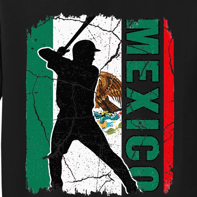 Mexican Baseball Player Mexico Flag Baseball Fans Sweatshirt