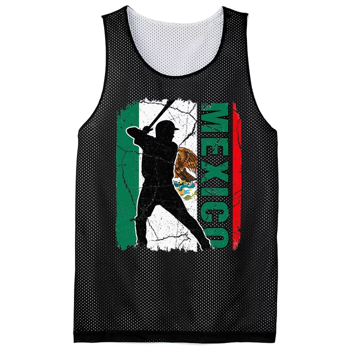 Mexican Baseball Player Mexico Flag Baseball Fans Mesh Reversible Basketball Jersey Tank