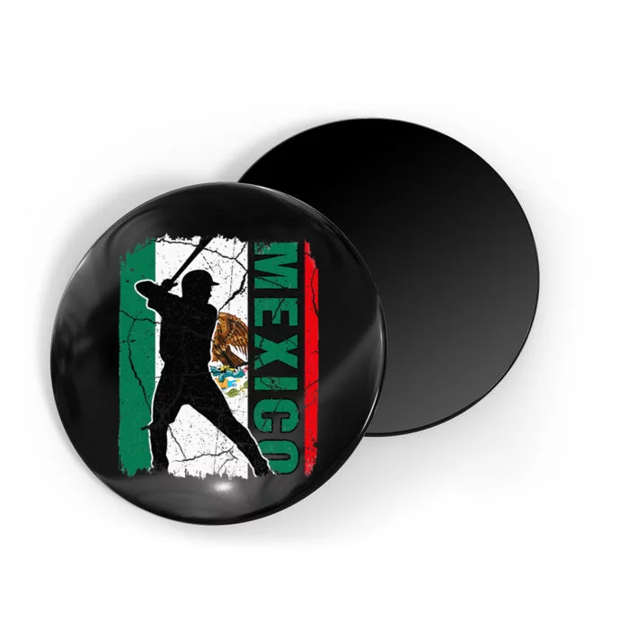 Mexican Baseball Player Mexico Flag Baseball Fans Magnet