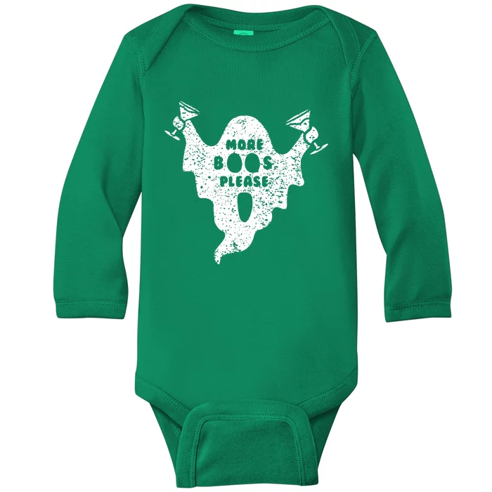 More Boos Please Baby Long Sleeve Bodysuit