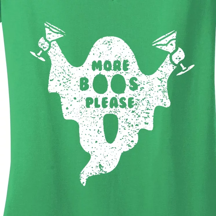 More Boos Please Women's V-Neck T-Shirt