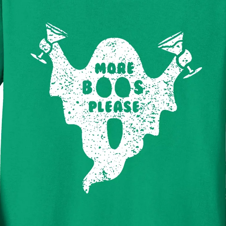 More Boos Please Kids Long Sleeve Shirt