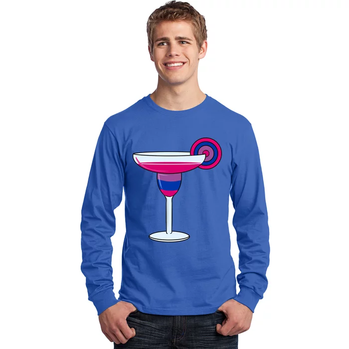 Margarita Bisexual Pride Cute Gift Long Sleeve Shirt