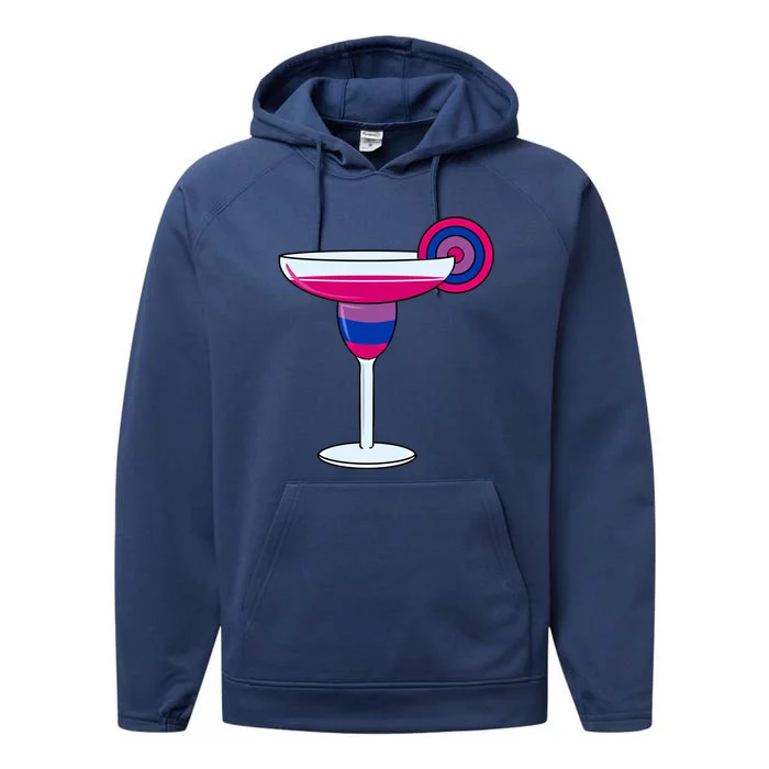 Margarita Bisexual Pride Cute Gift Performance Fleece Hoodie