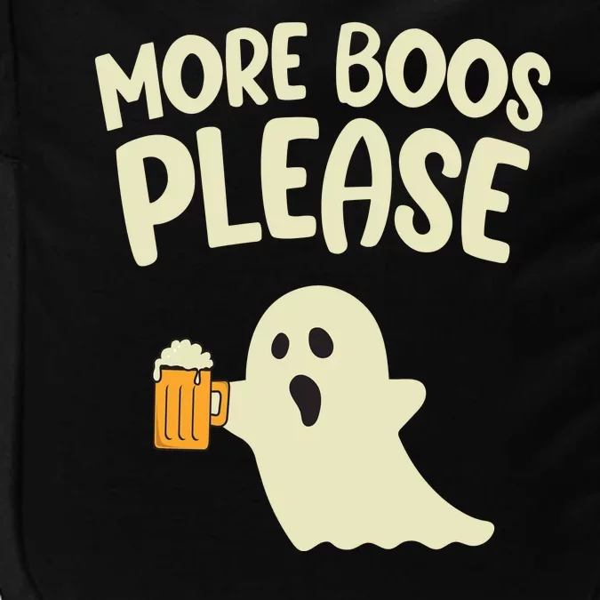 More Boos Please Cute Funny Halloween Ghost Party Impact Tech Backpack