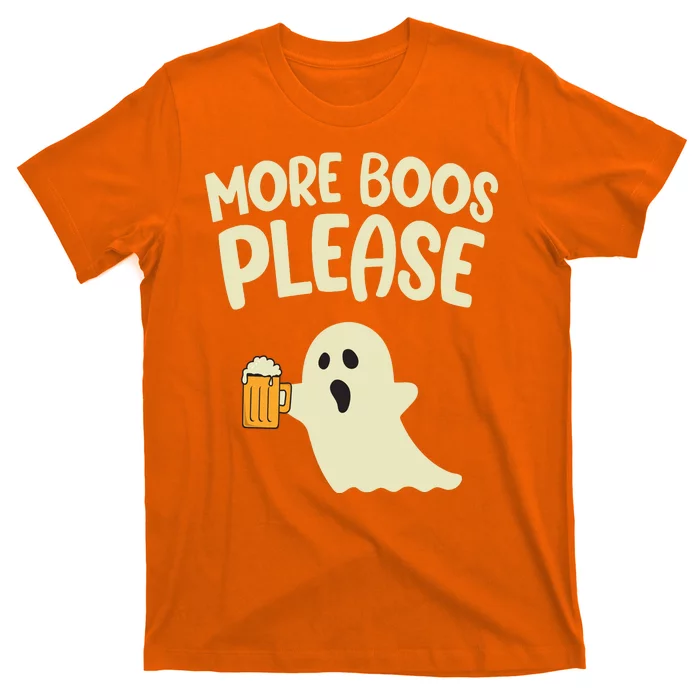 More Boos Please Cute Funny Halloween Ghost Party T-Shirt