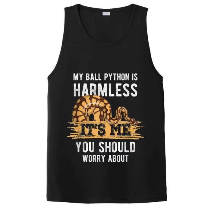 My Ball Python Is Harmless Tee | Snake Lover Performance Tank