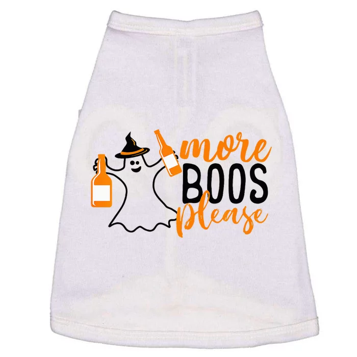 More Boos Please Perfect Fun for Halloween Doggie Tank