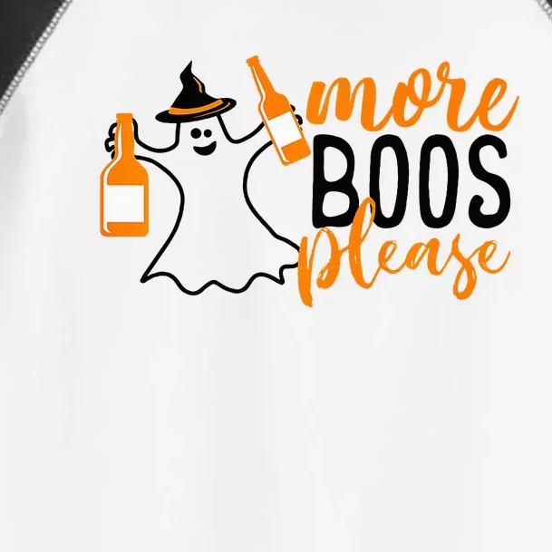 More Boos Please Perfect Fun for Halloween Toddler Fine Jersey T-Shirt