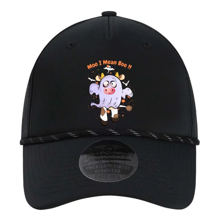 Mean Boo Pumpkin Halloween Ghost Cow Moo Cute Gift Performance The Dyno Cap