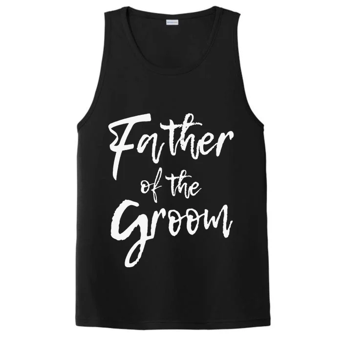 Matching Bridal Party For Family Father Of The Groom Performance Tank