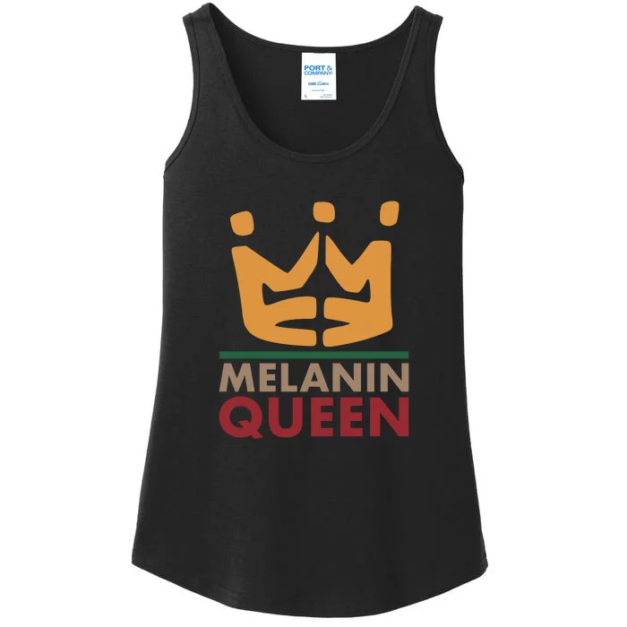 Melanin Black Pride King Black Queen Dope African Pride Melanin Matching Couples Ladies Essential Tank