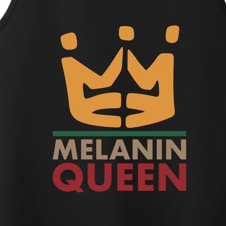 Melanin Black Pride King Black Queen Dope African Pride Melanin Matching Couples Performance Tank