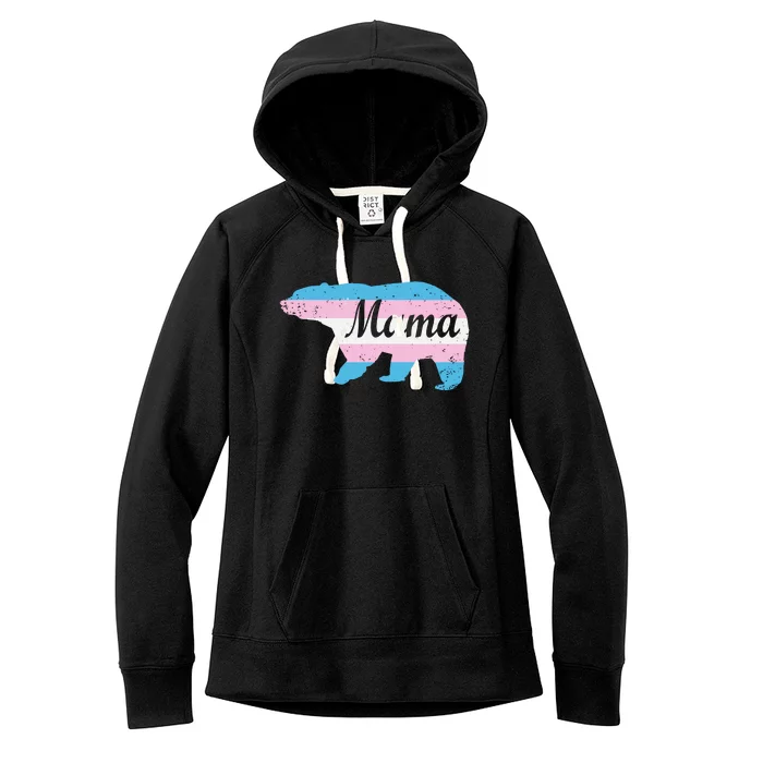 Mama Bear Pride Flag Women's Fleece Hoodie