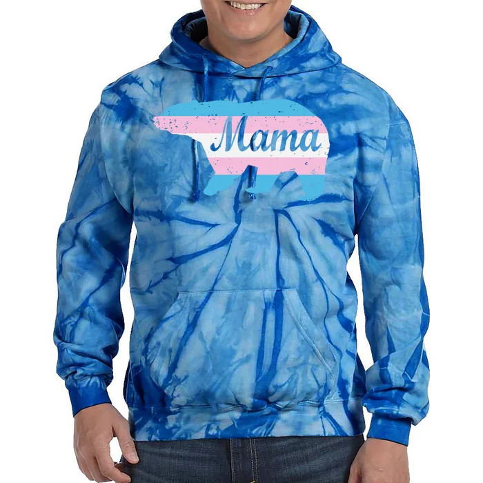 Mama Bear Pride Flag Tie Dye Hoodie