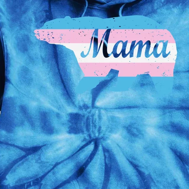 Mama Bear Pride Flag Tie Dye Hoodie