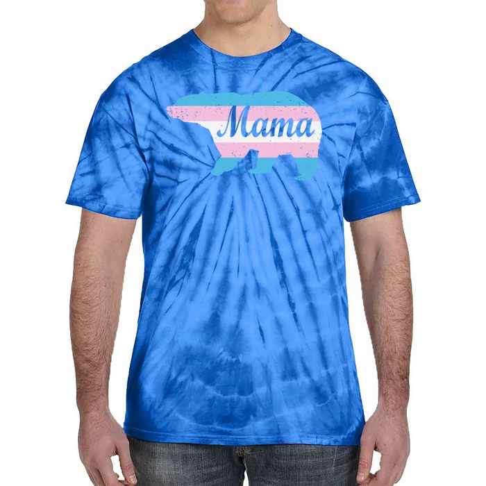 Mama Bear Pride Flag Tie-Dye T-Shirt