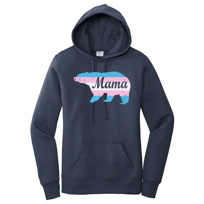 Mama Bear Pride Flag Women's Pullover Hoodie