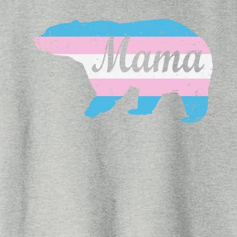 Mama Bear Pride Flag Women's Crop Top Tee