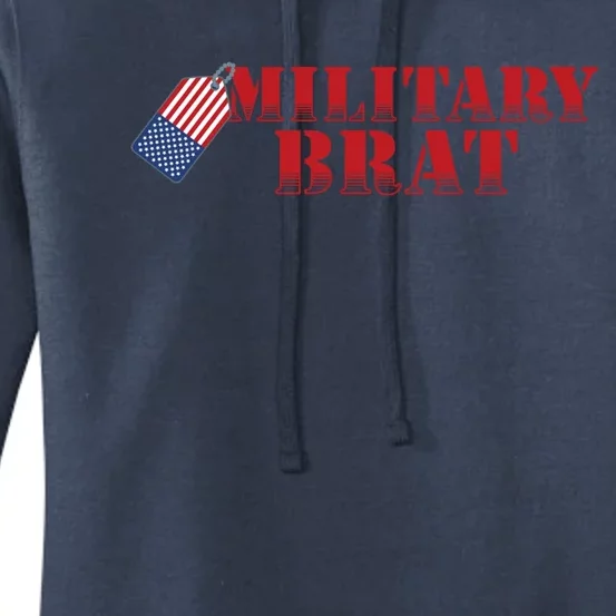 Military Brat Patriotic Gift Women's Pullover Hoodie