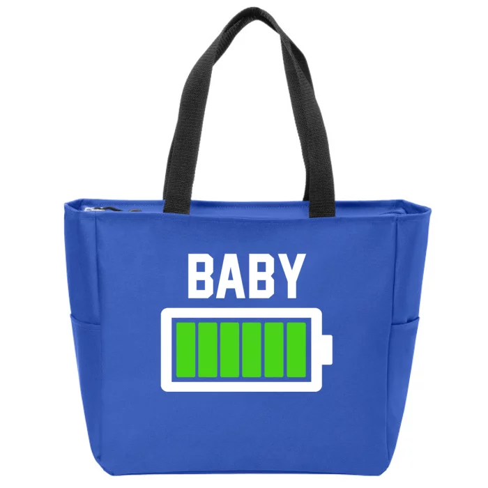 Mama Battery Partner Look Partner Outfit Look Of The World Funny Gift Zip Tote Bag