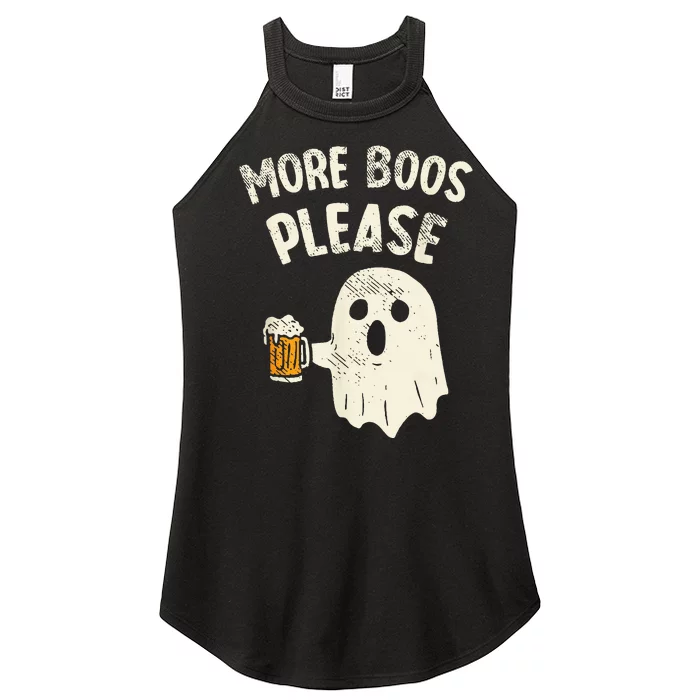 More Boos Please Ghost Beer Halloween Costume Women’s Perfect Tri Rocker Tank