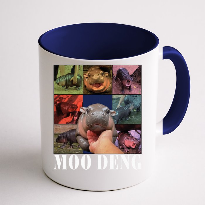 Moodeng Baby Pygmy Hippo Cute Zoo For Family Front & Back Coffee Mug