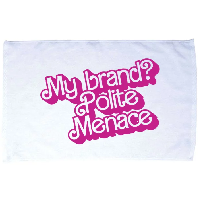 My Bran Polite Menace Microfiber Hand Towel