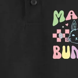 Mama Bunny Retro Easter Mother's Day Easter Day Dry Zone Grid Performance Polo