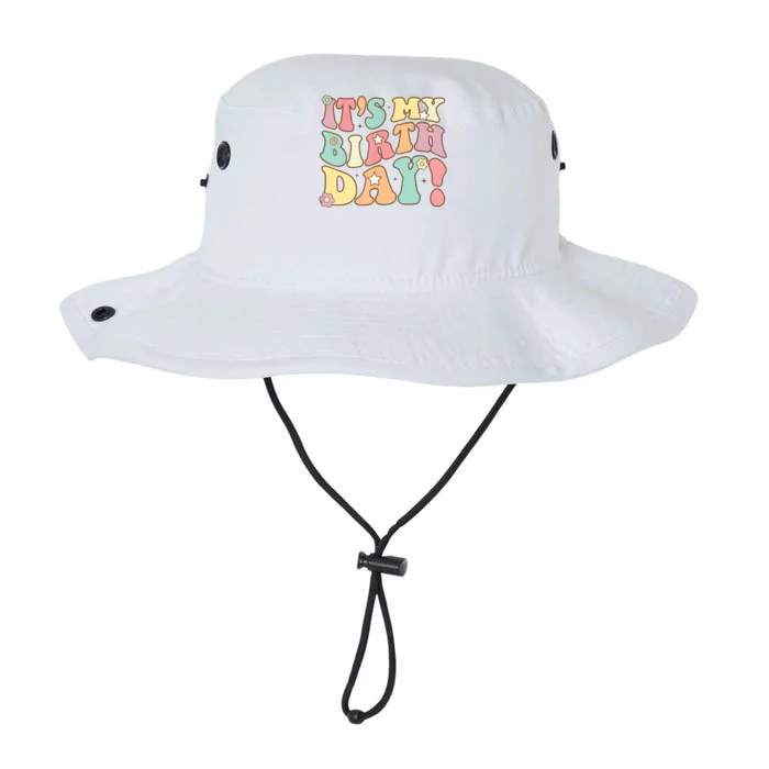 My Birthday Retro Groovy Its My Birthday Women Gift Legacy Cool Fit Booney Bucket Hat