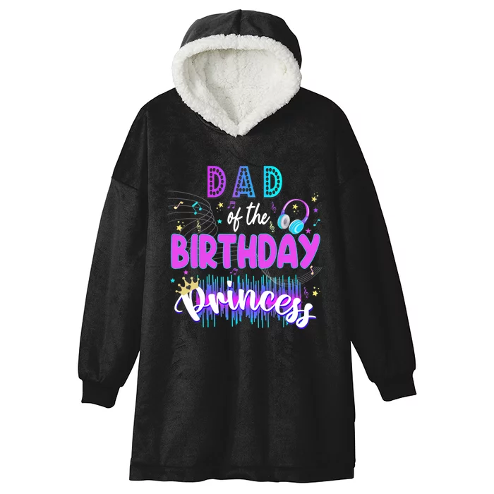 Mama Birthday Rockstar Theme Music Party Karaoke Girl Hooded Wearable Blanket