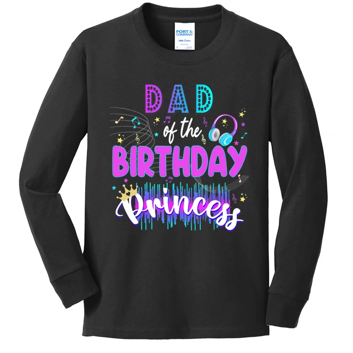 Mama Birthday Rockstar Theme Music Party Karaoke Girl Kids Long Sleeve Shirt