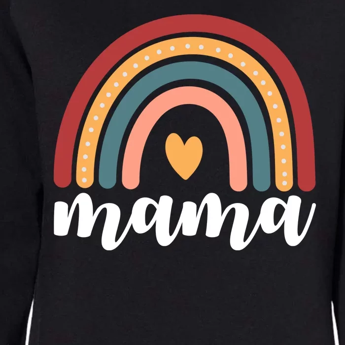 Mama Boho Rainbow Womens California Wash Sweatshirt