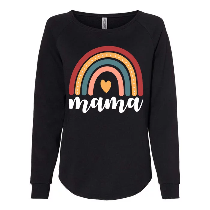 Mama Boho Rainbow Womens California Wash Sweatshirt