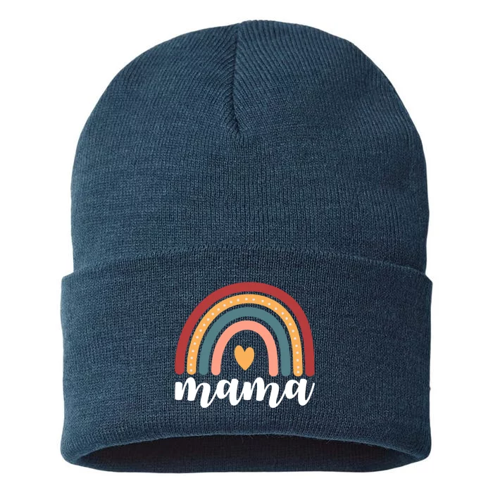 Mama Boho Rainbow Sustainable Knit Beanie