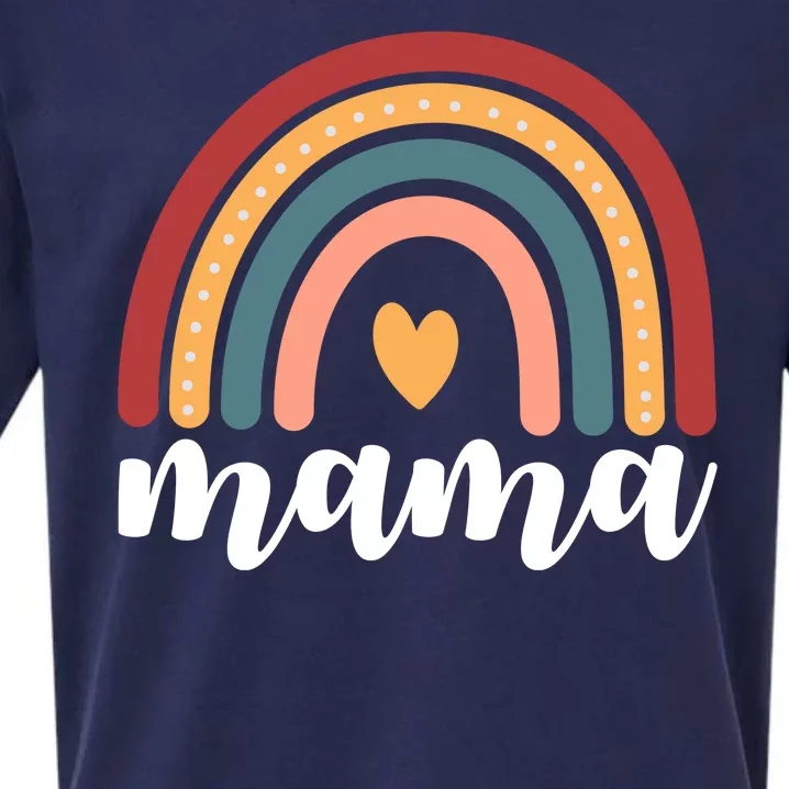 Mama Boho Rainbow Sueded Cloud Jersey T-Shirt