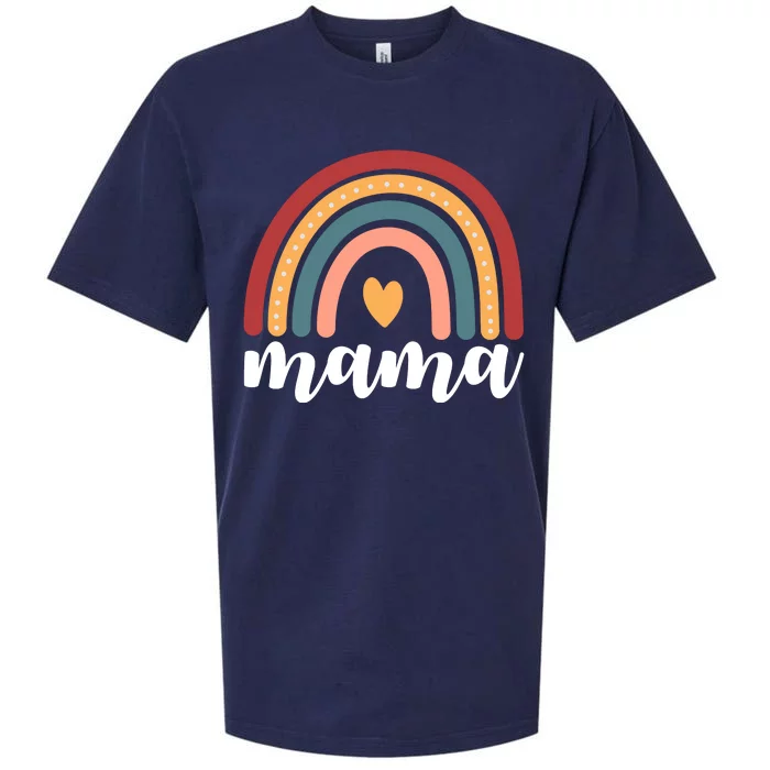 Mama Boho Rainbow Sueded Cloud Jersey T-Shirt