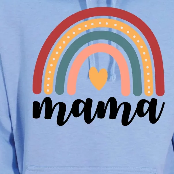 Mama Boho Rainbow Unisex Surf Hoodie