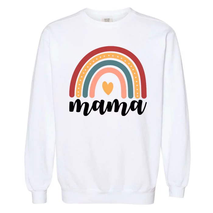 Mama Boho Rainbow Garment-Dyed Sweatshirt