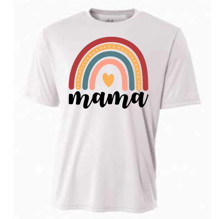 Mama Boho Rainbow Cooling Performance Crew T-Shirt