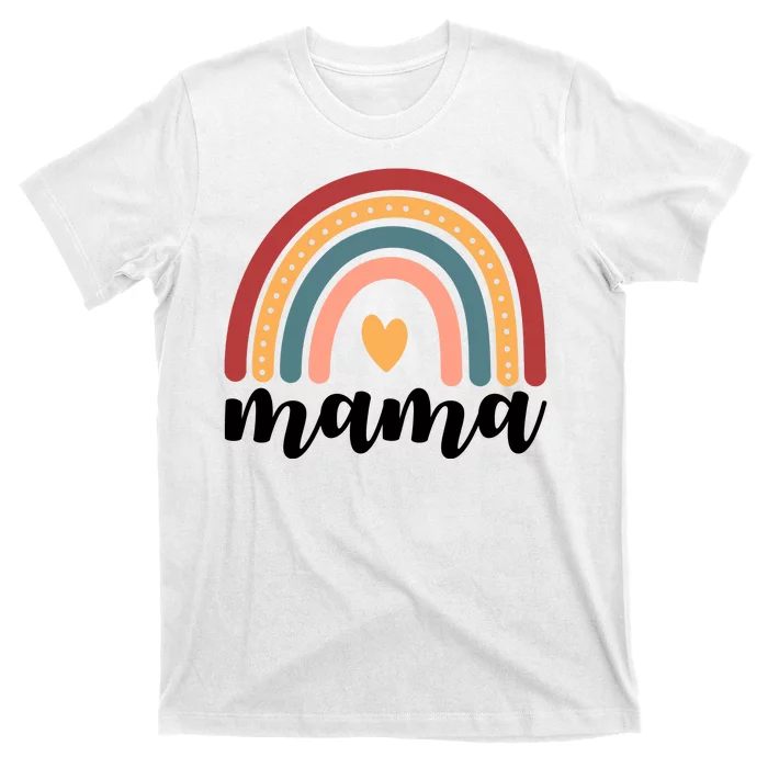 Mama Boho Rainbow T-Shirt