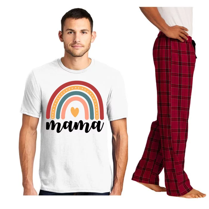 Mama Boho Rainbow Pajama Set