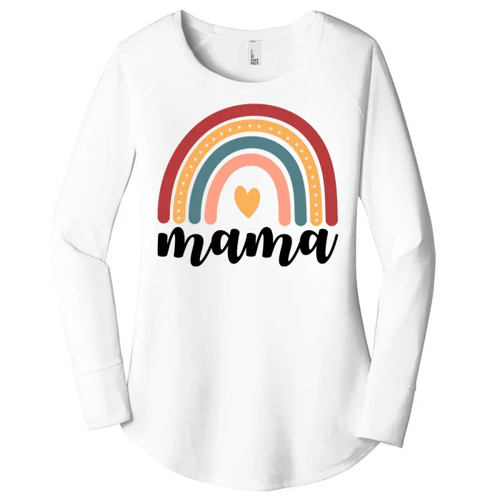 Mama Boho Rainbow Women's Perfect Tri Tunic Long Sleeve Shirt