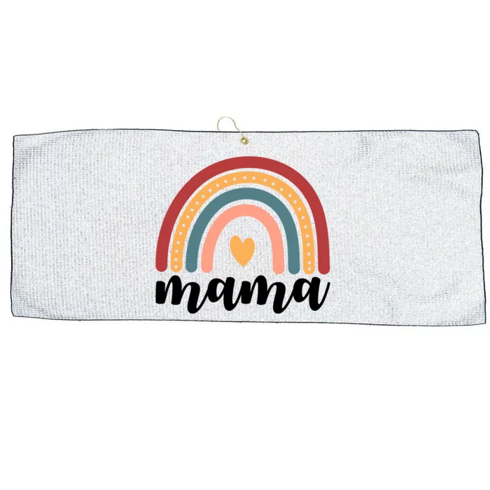 Mama Boho Rainbow Large Microfiber Waffle Golf Towel