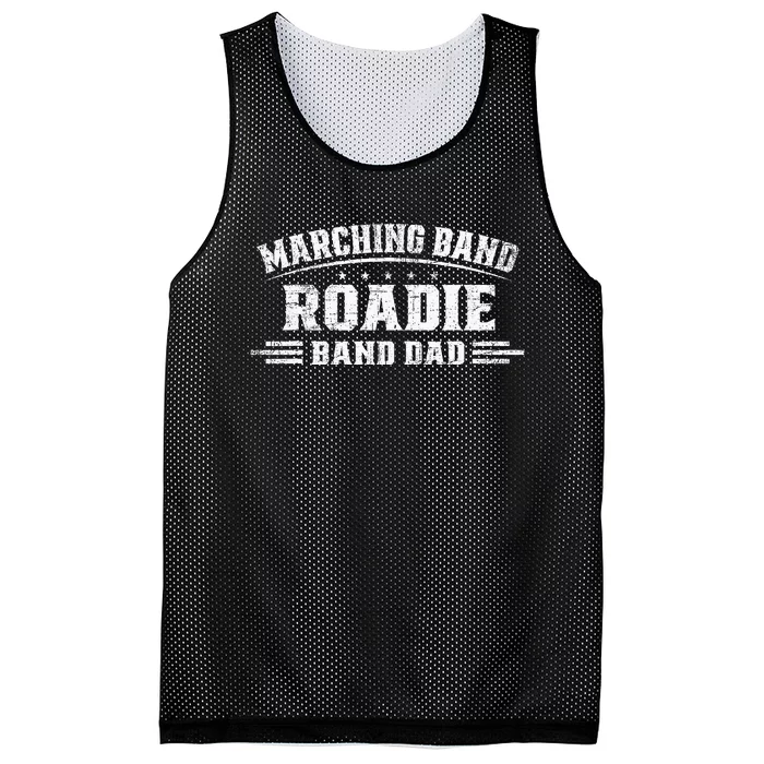 Marching Band Roadie Band Dad Marching Band Music Mesh Reversible Basketball Jersey Tank