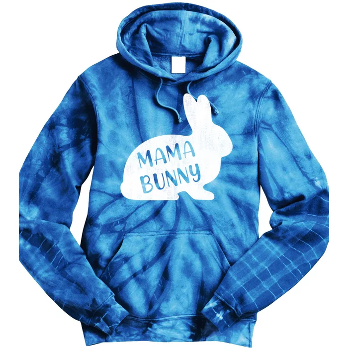 Mama Bunny Rabbit Mom Mother Easter Day Meaningful Gift Tie Dye Hoodie